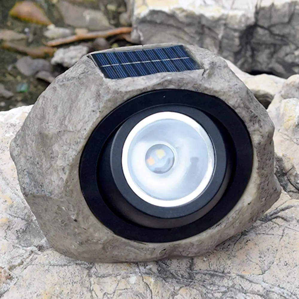 

Garden Solar Light LED Solar Stone Lamp for Outside, Stone Look Solar Lamp Garden Lamp Garden Decoration Stone Lamp IP65 Patio