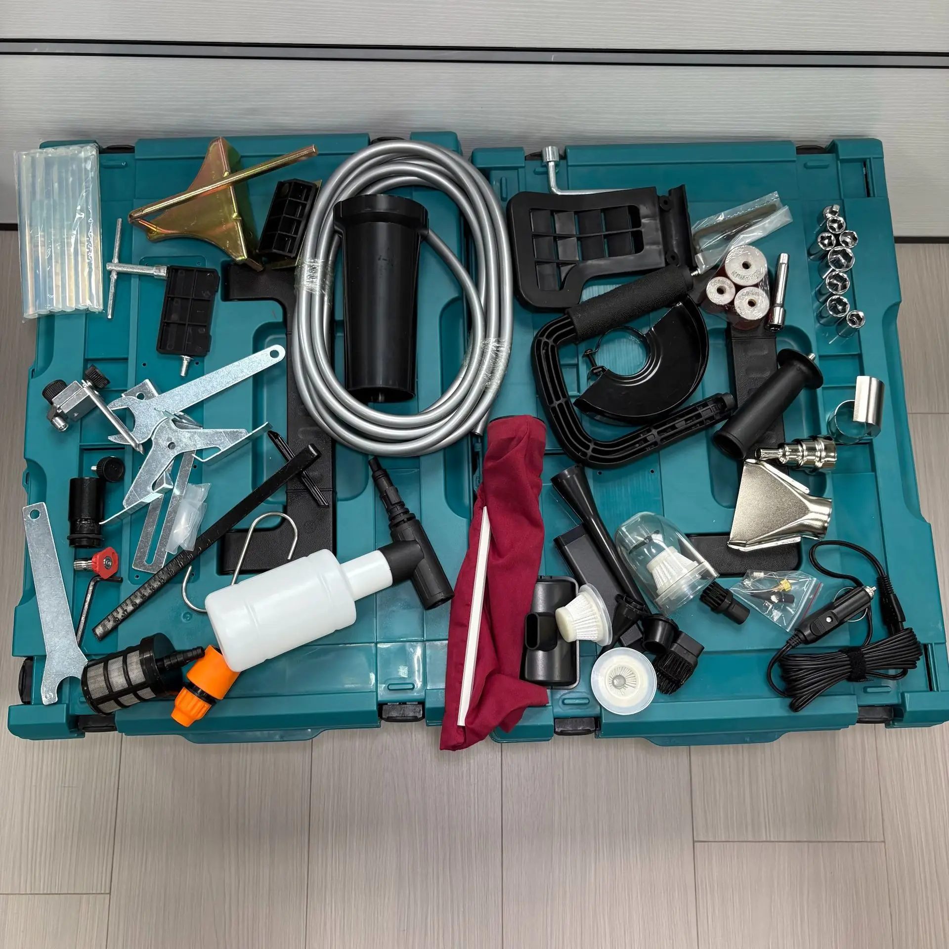 33pcs Battery Power Tool Kits Electric Hammer Drill Brushless Angle Grinder Cordless Wrench Portable Saw Combination Tool Set