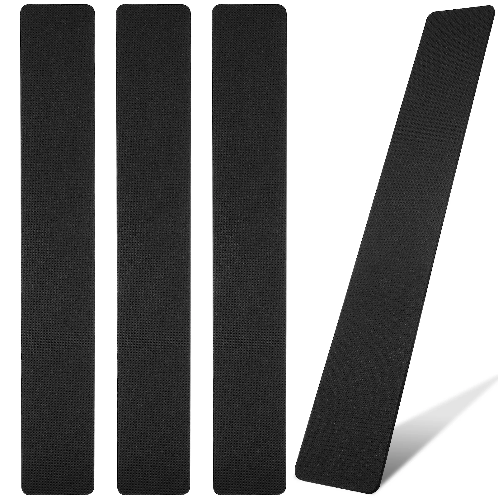 

4pcs Anti Slip Furniture Pads 11 75x76 5x0 7cm Black Non Skid Grippers Hardwood Floors Couch Stopper Reduce Noise Durability