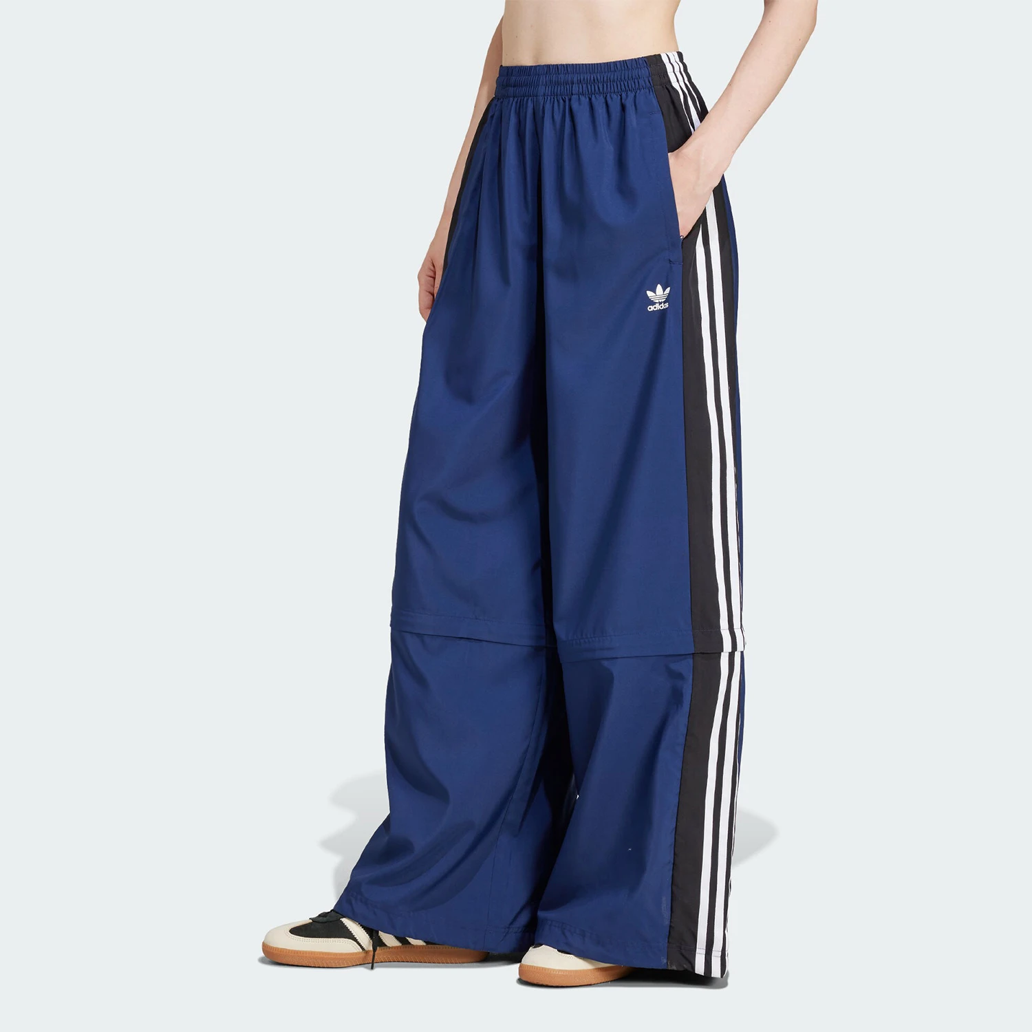 Adidas genuine Originals Women's Loose Stripe Detachable Casual Pants JW9743