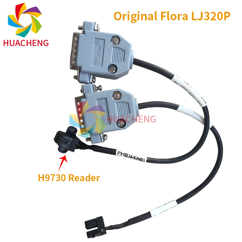 For Flora LJ320P Linear Encoder Sensor Encoder Cable with H9730 Reader for Konica3208K Inkjet PP3220 Flat Printer