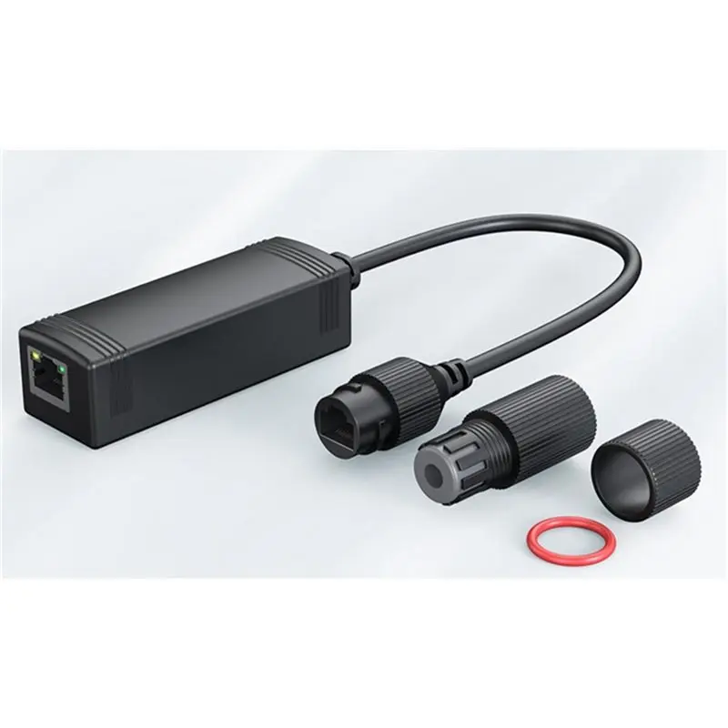 Superior-2X Waterproof Gigabit 48V To 24V Poe Converter, IEEE802.3 Af/At,100/1000Mbps Poe To 24V Adapter For Power Passive 24V