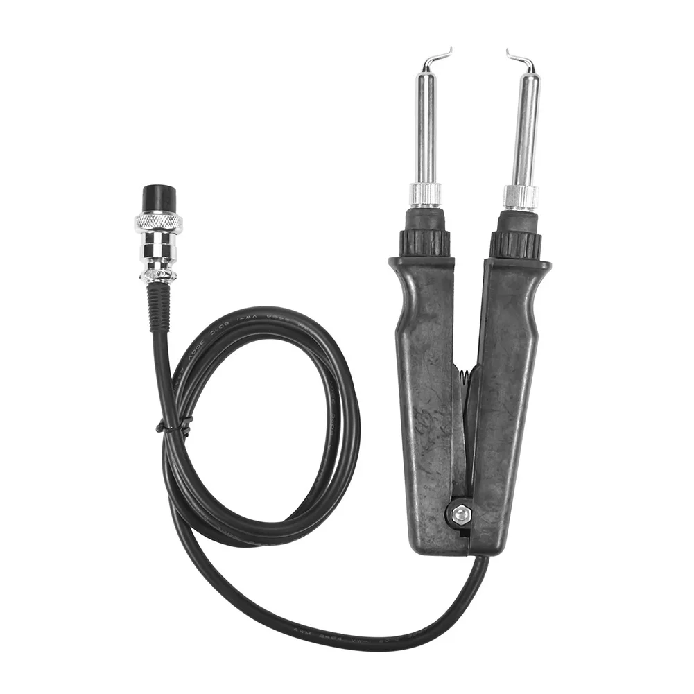 For 902 For ESD For SMD Double Soldering Iron Tweezer Handle Clip Heating Plier Soldering Station Accessories Heating Pliers
