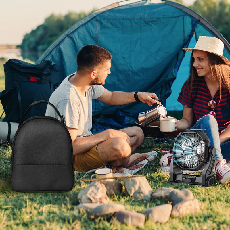 

Outdoor Fans Camping Fan Carry Bag Portable Fan Protective Case With Handle Outside Camping Picnic Fan Carrying Bag