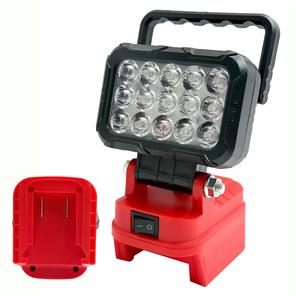 

LED Light For Milwaukee Battery M-18 3In Portable Spotlight Cordless Outdoor Work Fishing Handheld Emergency Tool Light