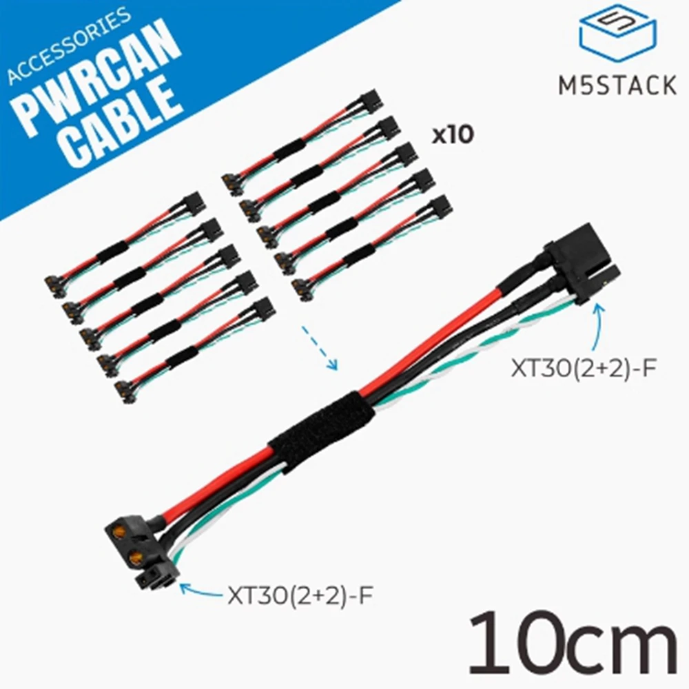 M5Stack PwrCAN Communication cables Connecting line XT30 (2+2) - F female head