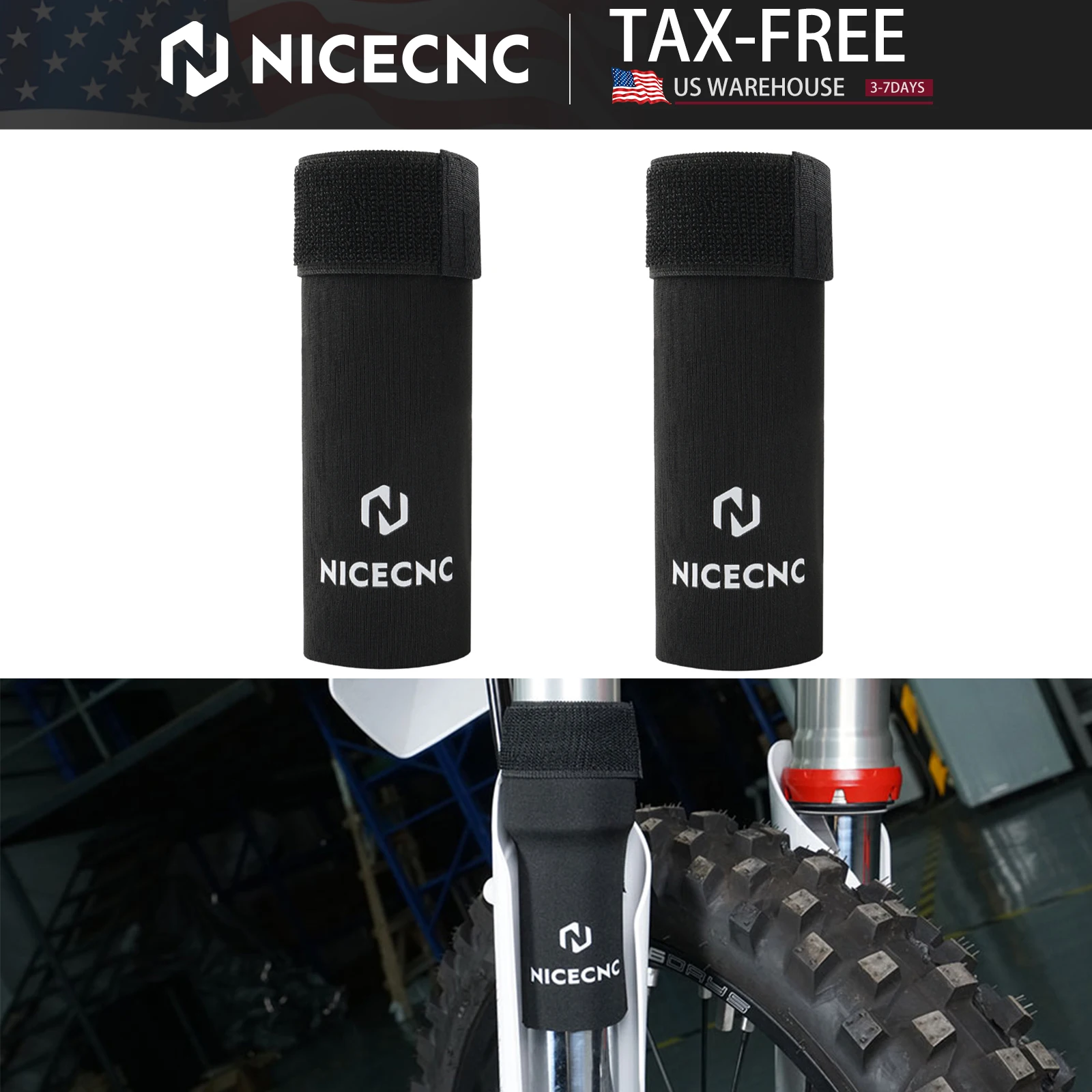 NICECNC For 37-50mm Fork Tube KTM EXC XCF Husqvarna TE FE GasGas EC Beta RR Motorcycle 6