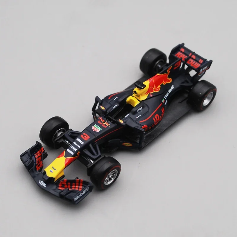 1:43 2017 f1 car model Riccardo No. 3 Verstappen No. 33 Diecast alloy car model Children's Collection Display toy Boy's gift.