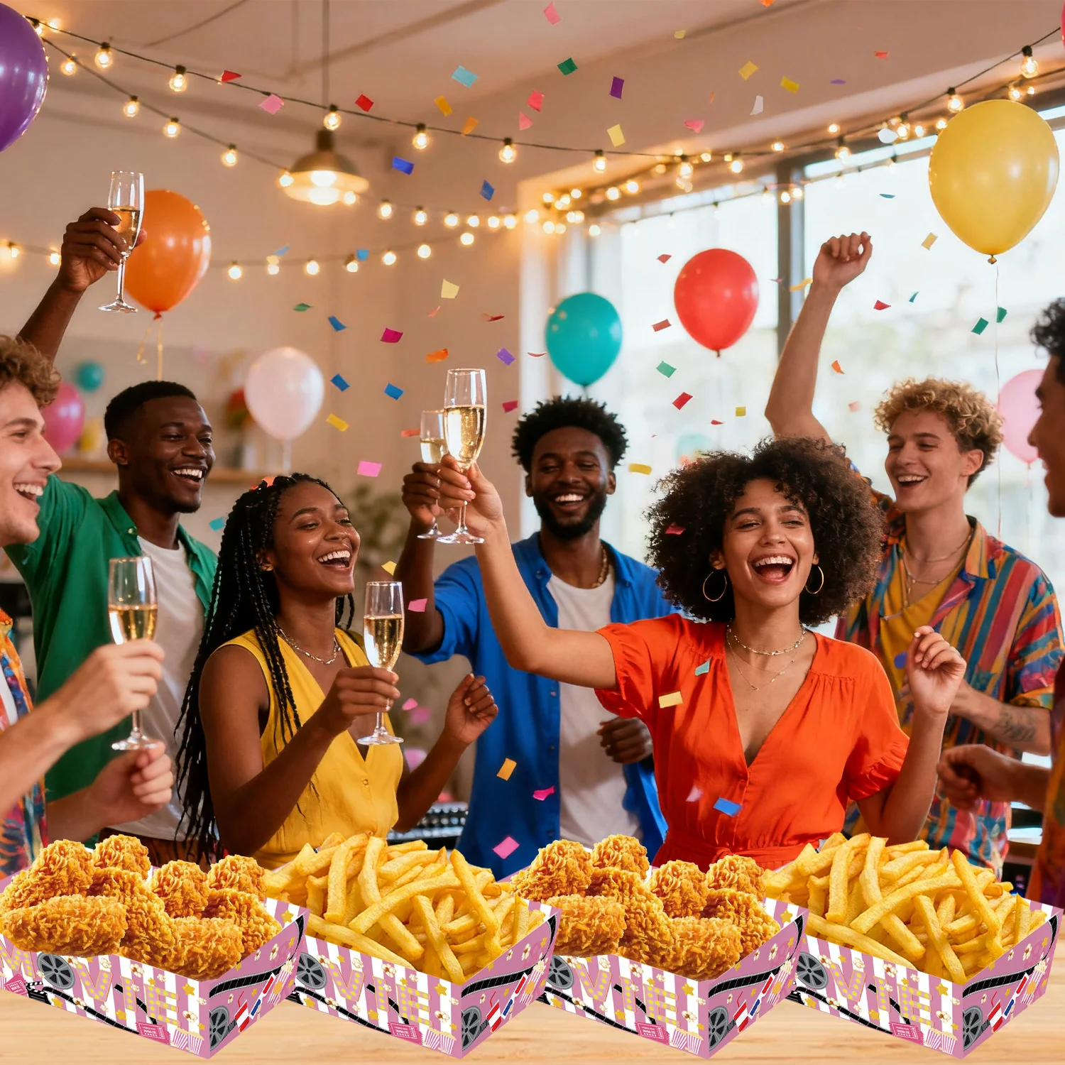 Disposable Cinema Paper Food B - огляд і ціна Home Cinema Events
