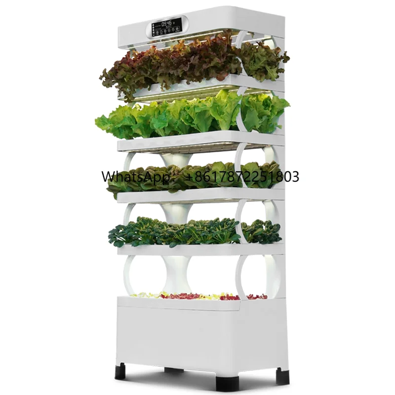 

LED Light Indoor Hydroponic Greenhouse System Intelligent Plant Quick Grow Cabinet