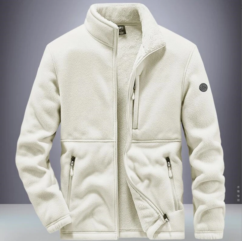 2023 New Mens Warehouse Jackets Men's Winter Warm Coats Fleece Thick Hooded Casual Cotton Coats Sportswear Plus Size Sweatshirts