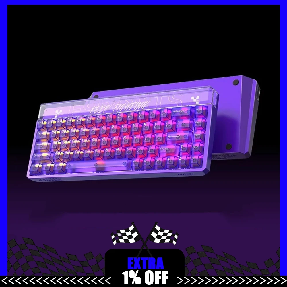 

Механическая игровая клавиатура DAREU Thunder68 с магнитными переключателями, точностью RT 0.01 мм, низкой задержкой, RGB-подсветкой, Gasket-креплением, возможностью горячей замены, аксессуары для ПК