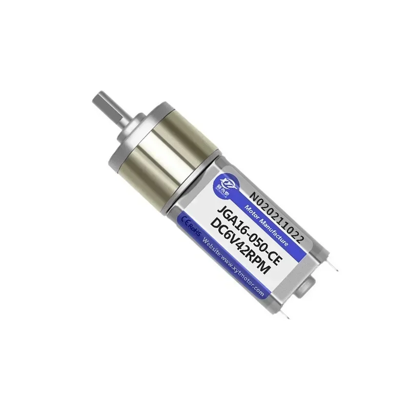 DC 6V 12V permanent magnet gear motor 12-923RPM CW CCW gearbox motor JGA16-050 DIY electric engine parts.