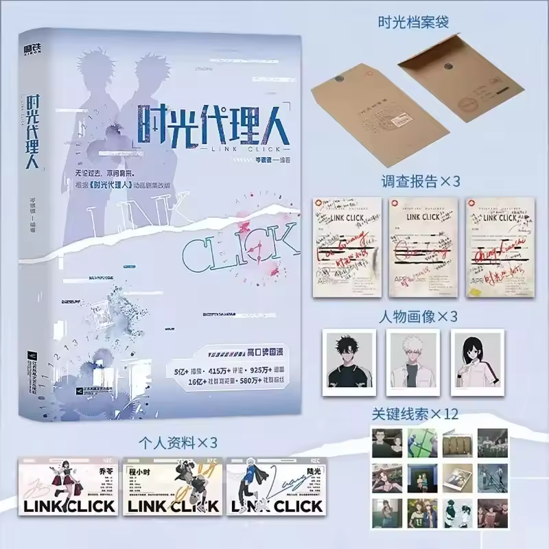 Link Click Comic Novel Book Adapted From The Animated Series of The Same Name Link Click Romance Manhua/Manga Fiction Book - Image 7