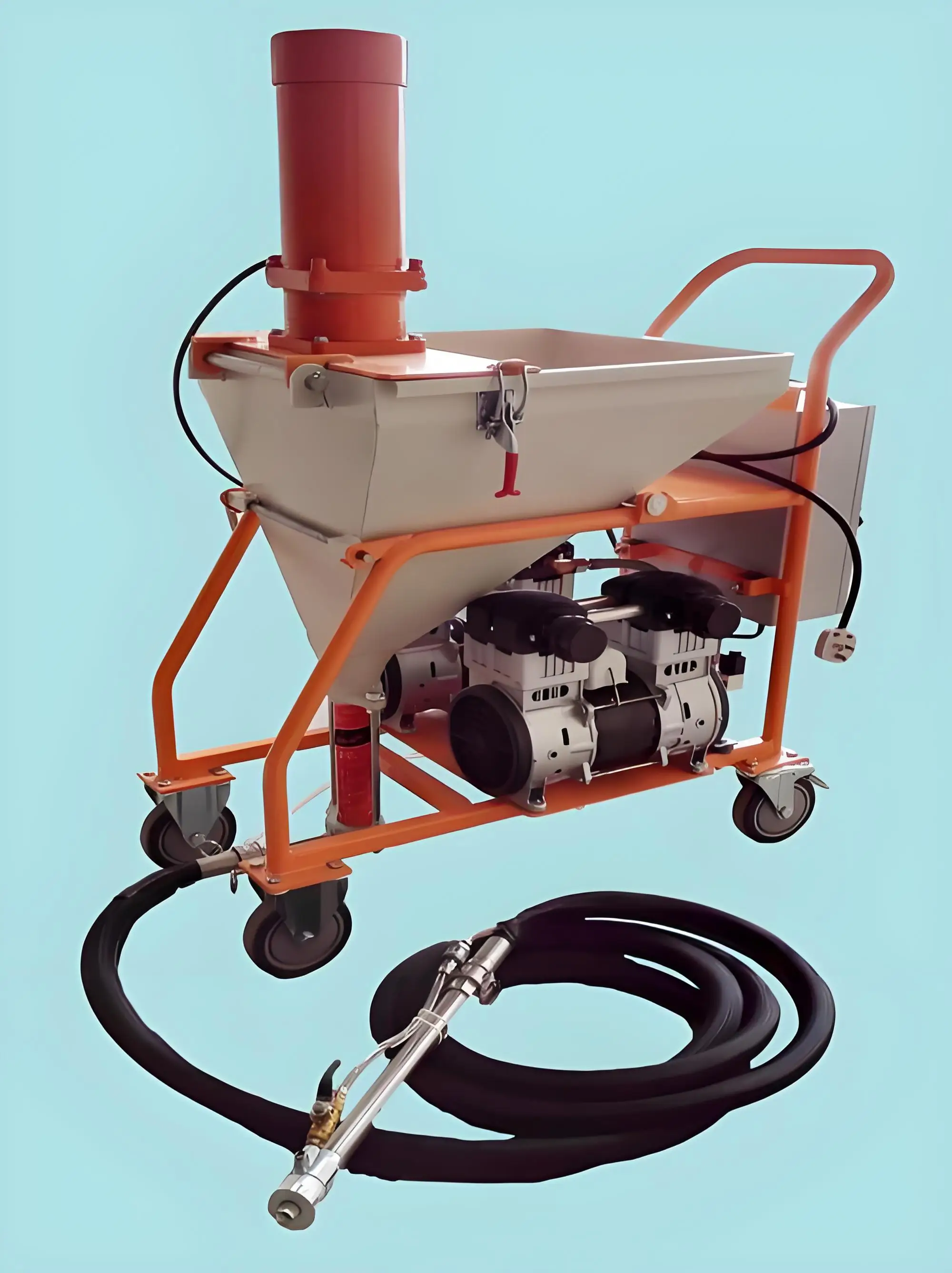 M9 M11 Stucco Finishing Wall Paint Gypsum Spraying Plaster Machine for Construction Work