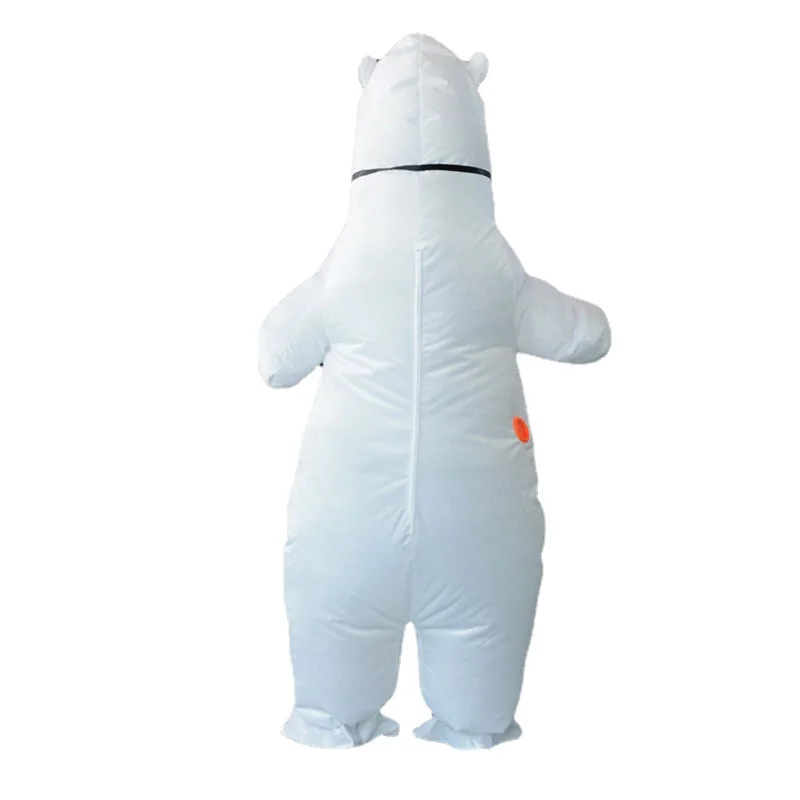 New Polar Bear Inflatable Costume Mascot Costume Animal Fantasia Adult Halloween Carnival Birthday Party Cosplay Costume Clothes