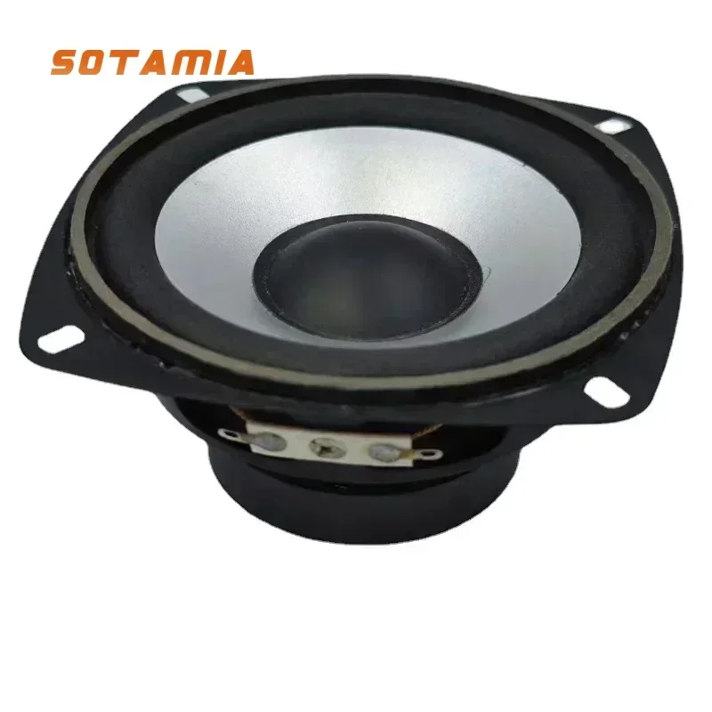 SOTAMIA 1Pcs 4 Inch Woofer Speaker Audio 6 Ohm 20W Music Speaker Bass Home Theater Loudspeaker Bookshelf DIY Bluetooth Speaker