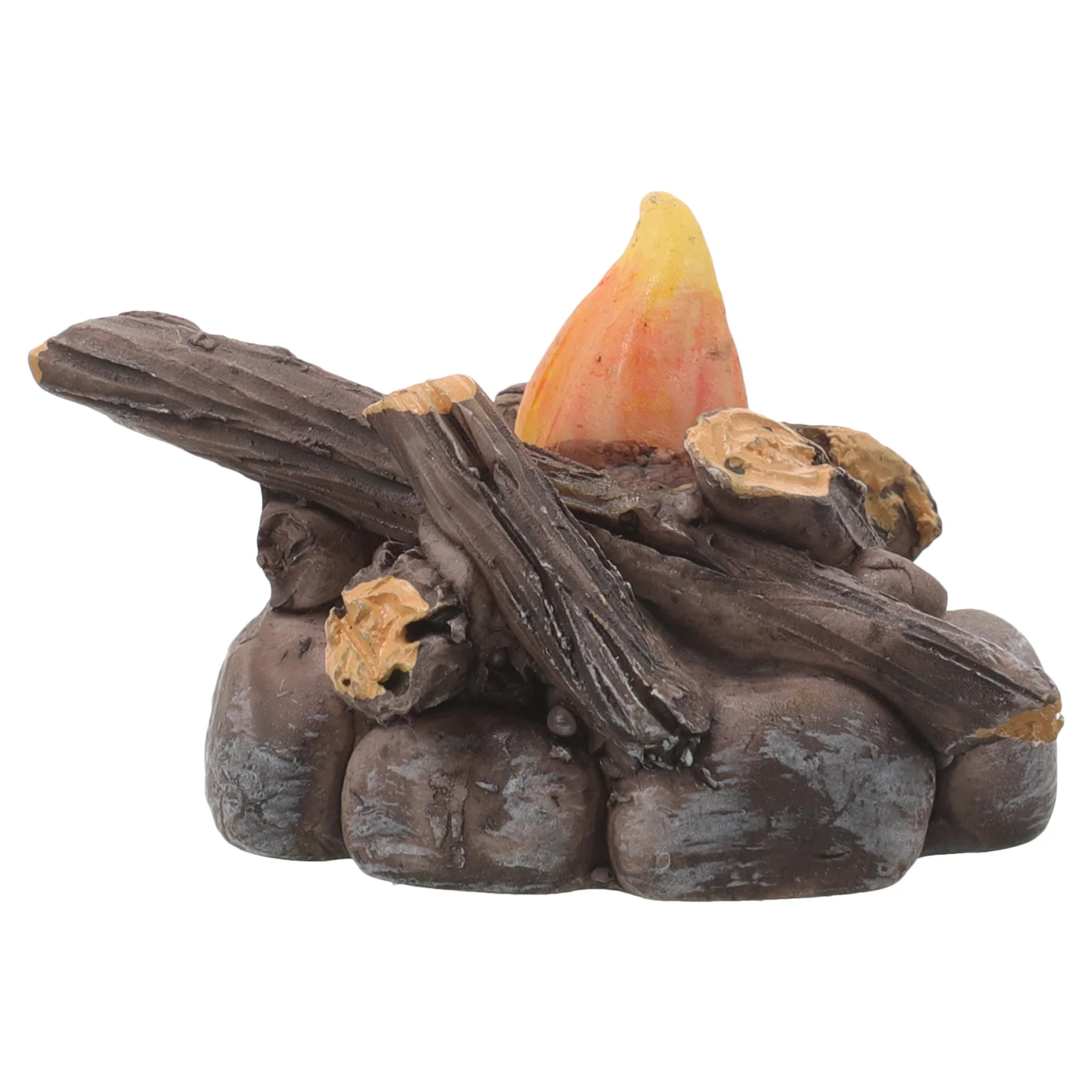 

Miniature Bonfire Model Fake Campfire Ornament Mini Bonfire Decoration Dollhouse Miniature Fire resin bonfire