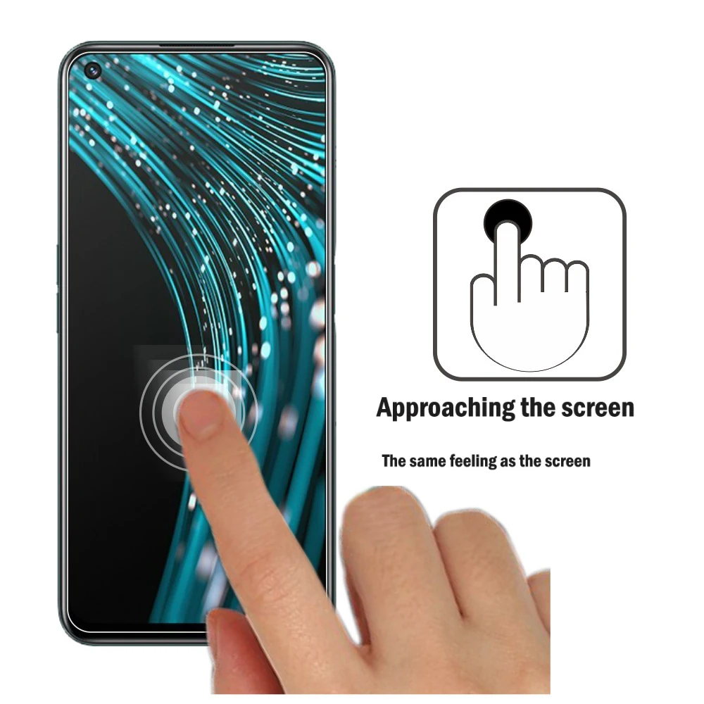 

For Realme V25 V15 V5 Screen Protector Screen Coverage High Quality Transparent Tempered Glass Film 9H Hardness