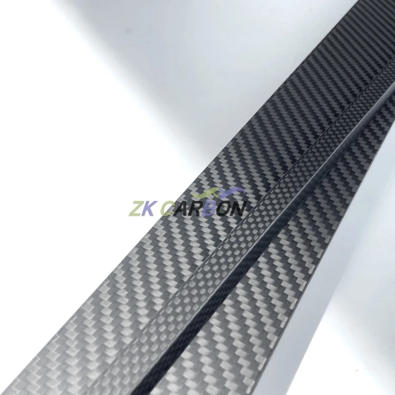 1Pcs 3K Full Carbon Fiber Square Tube OD 10mm 15mm 20mm 25mm 30mm 40mm Length 500mm for 3D Printers High Strength Carbon Tube