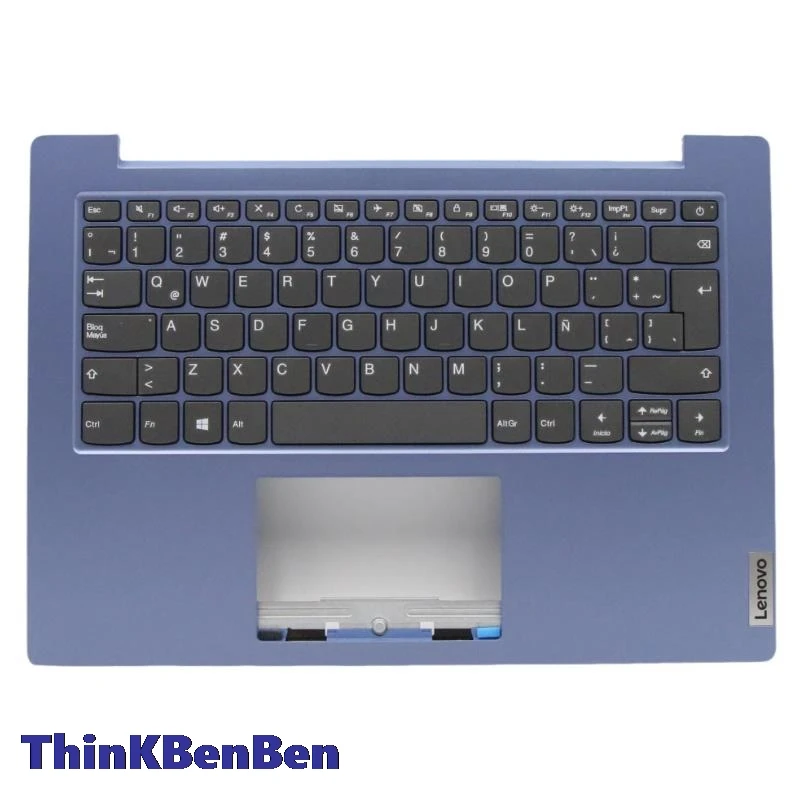 superior do teclado ice blue latino espanhol las tampa palmrest shell para lenovo ideapad slim 14 14ast 05 5cb0w43943 case 01