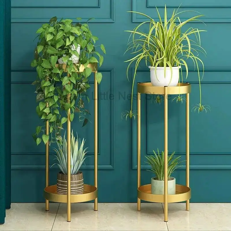 

Stand Minimalist Flower Modern Light Aesthetics Luxury Balcony Flowers Stand Decorations Designer Unique Muebles Furniture