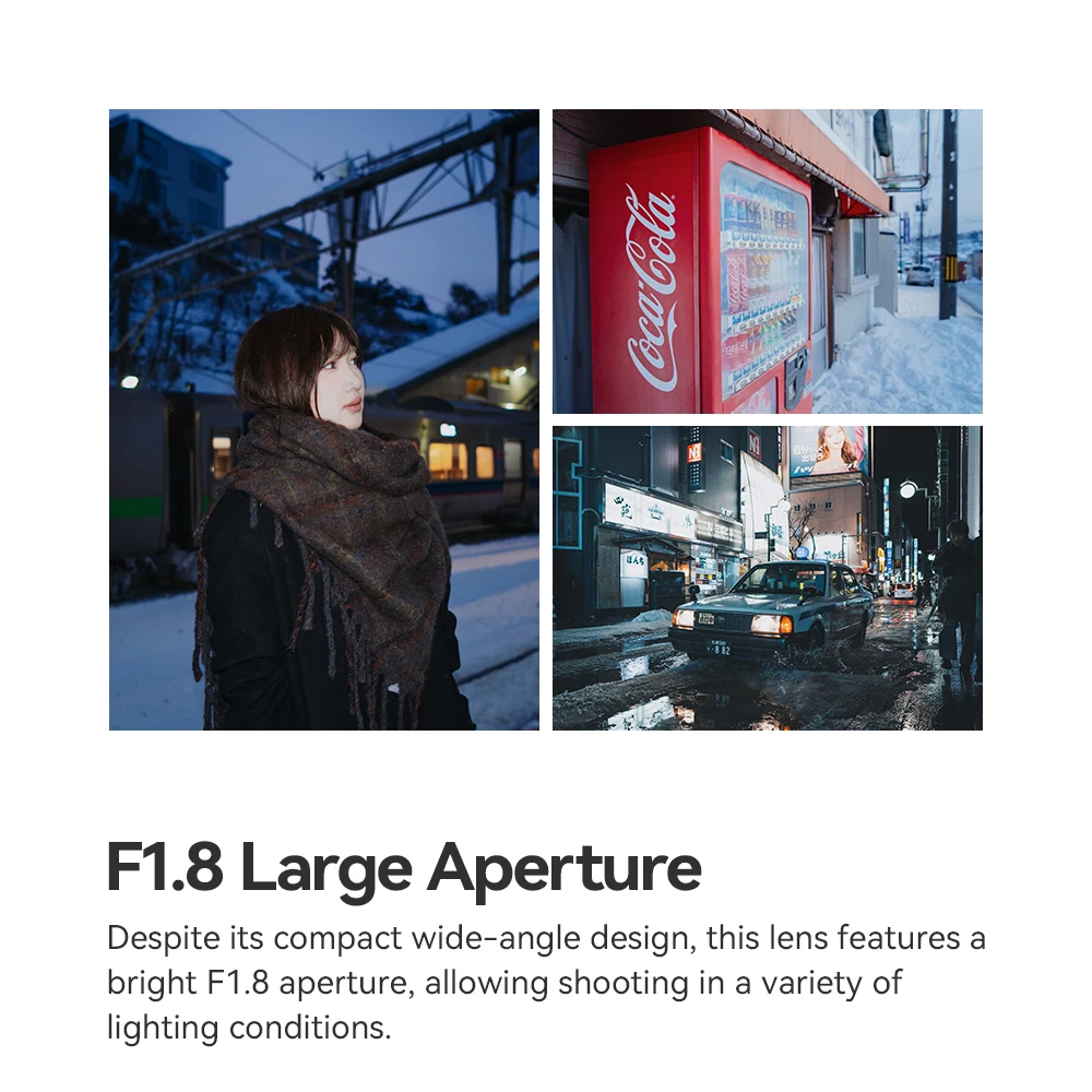 TTArtisan AF 17mm F1.8 APS-C 광각 단렌즈 자동 초점 경량형 (소니 E, 후지필름 X, 니콘 Z 마운트 카메라 A6400 XT30 호환)