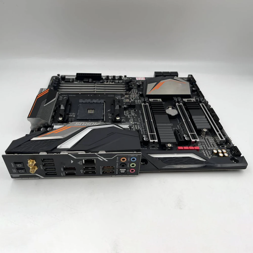 X470 AORUS GAMING 7 WIFI Socket AM4 64GB DDR4 PCI-E 3.0 ATX Desktop Motherboard GA view 4