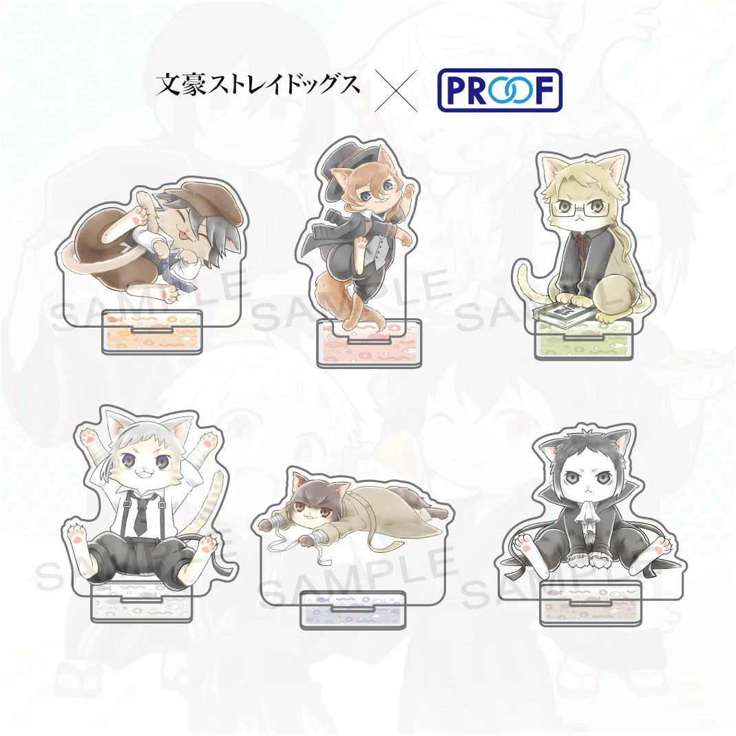 ¡Anime Bungou Stray Dogs! Soporte de acrílico de 10 cm, decoración de mesa