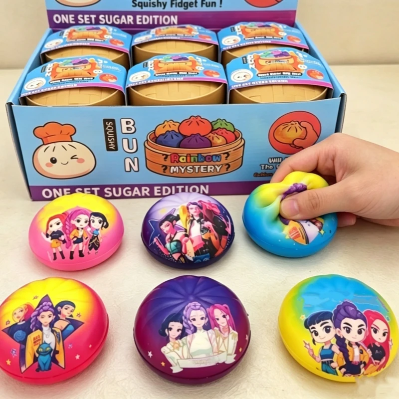 Kpo Squishy Dumpling Rumi Decompression Dumpling Hot Cartoon Movie Squeeze Fidget Ornaments Anti Stress Desk Accessories