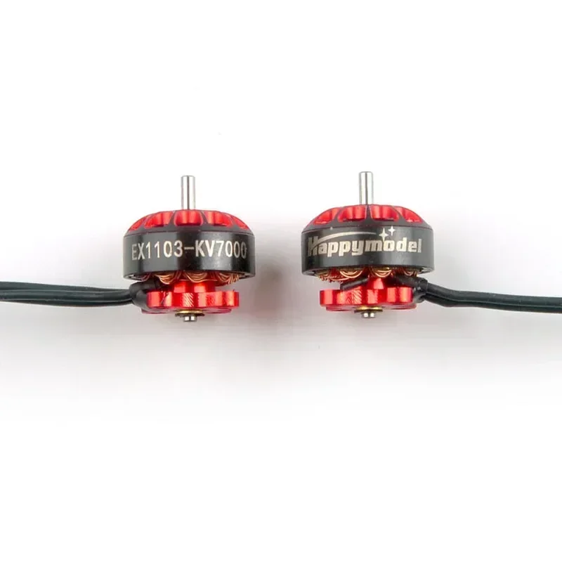 4 STKS HappyModel EX1103S 1103 7000KV 8000KV 2-4S Borstelloze Motor 1.5mm