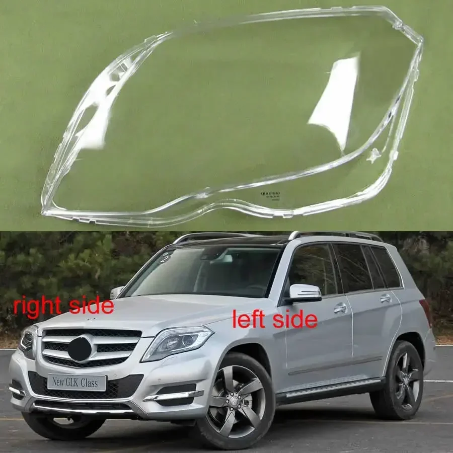 For 2013 2014 2015 Mercedes Benz GLK200 GLK260 GLK300 Lampshade Headlight Shell Transparent Mask Cover Lens Car Accessories