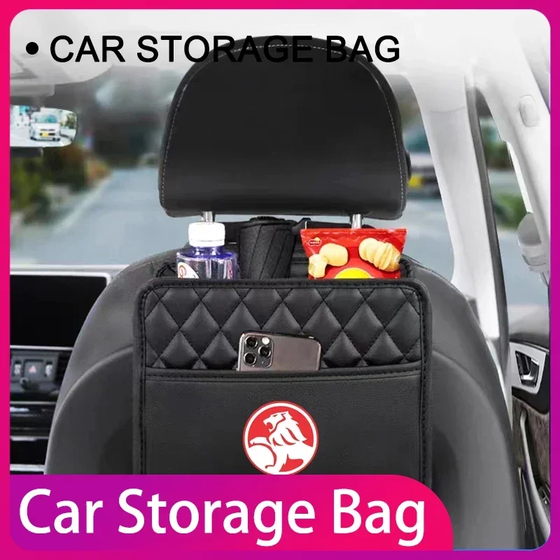 

Car Backseat Multifunction Leather Hanging Storage Bag Interior Accessories For Holden Commodore Captiva Caprice VZ Accessories
