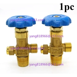 DN4 15MPa oxygen cylinder valve qf-2 oxygen valve copper oxygen cylinder nozzle steel cylinder head accessories 1pc