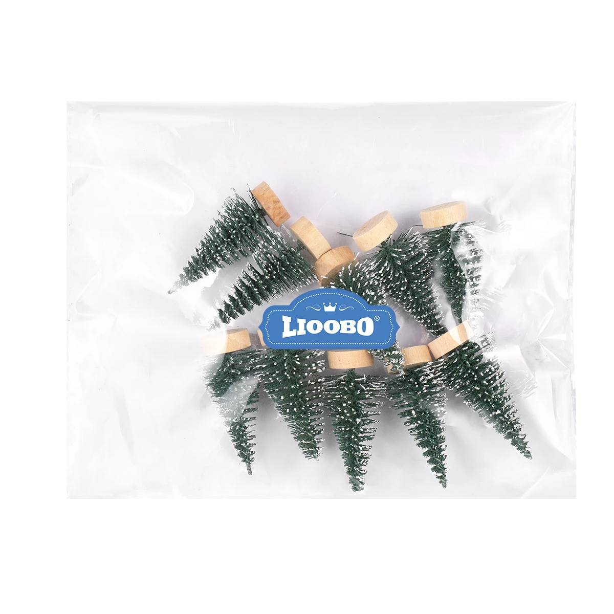 

10Pcs 5cm Christmas Tree Desktop Ornament Quality Material Fine Craftsmanship Joyful Delightful Festive Decoration