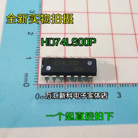 

10 шт. Оригинальный Новый HD74LS00P 74LS00P DIP-14