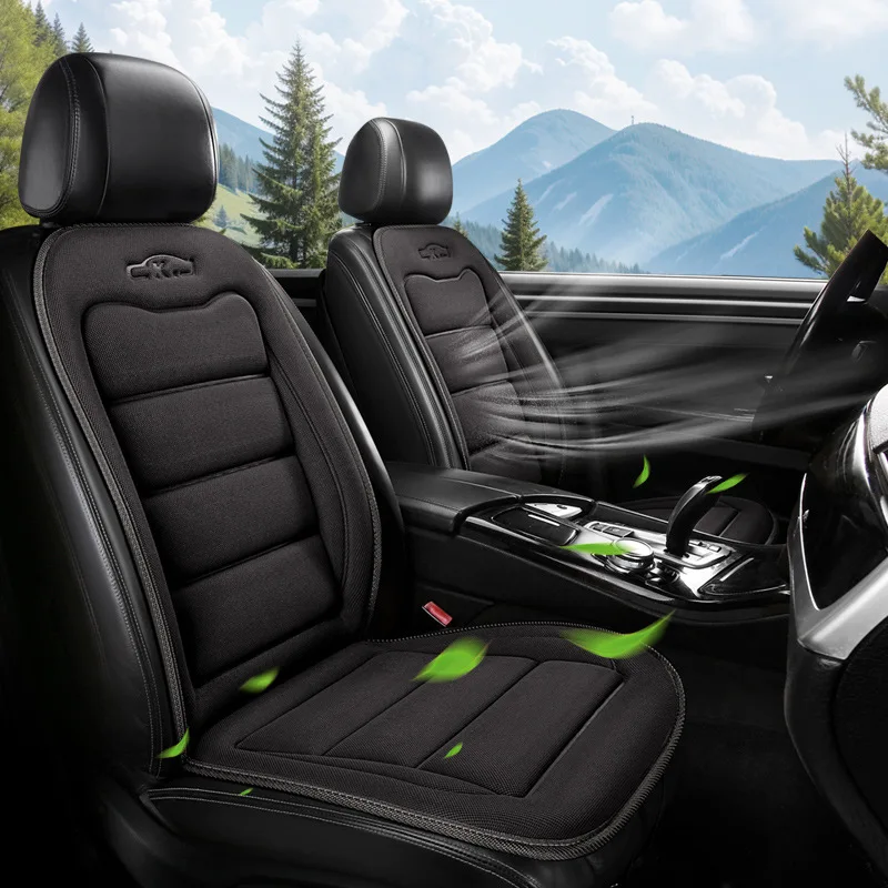 

Универсальная дышащая сетчатая дышащая подушка для автомобильного сиденья, противоскользящая одинарная подушка для водителя и пассажира, всесезонная, подходит для седана, внедорожника