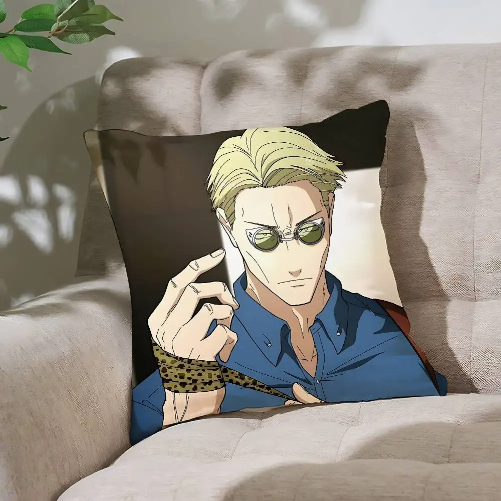 كول H-nanami Kento-S كيس وسادة رمي غطاء وسادة الشمال خمر نمط وسادة تغطي غرفة المعيشة المنزلي أريكة الأريكة مقعد ديكور