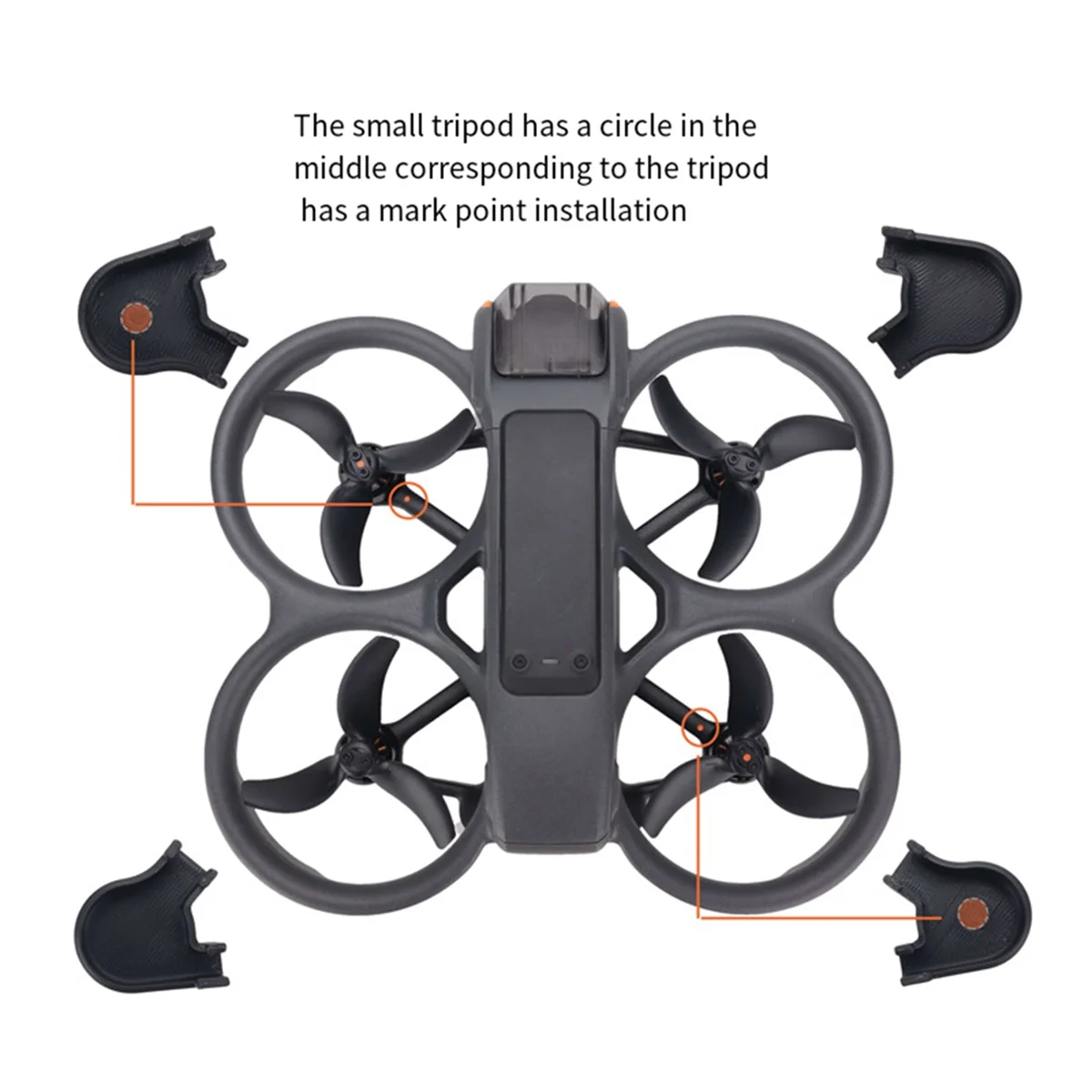 Landing Gear Protectors for DJI Avata 2 Prevent Bottom Wear and Tear for Avata2 Protective CoversJAS