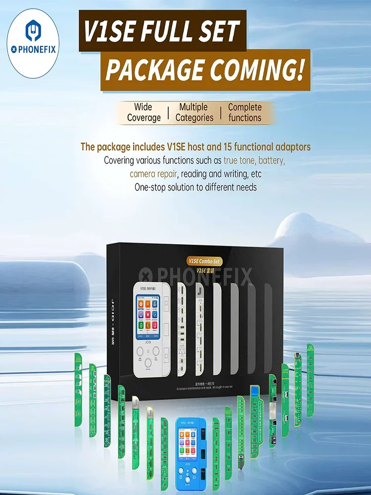 Nowy moduł naprawczy JCID Face ID, baterii, ekranu i True Tone, narzędzia JC V1SE/ V1S PRO Programmer do iPhone 8-17 Pro Max — 2