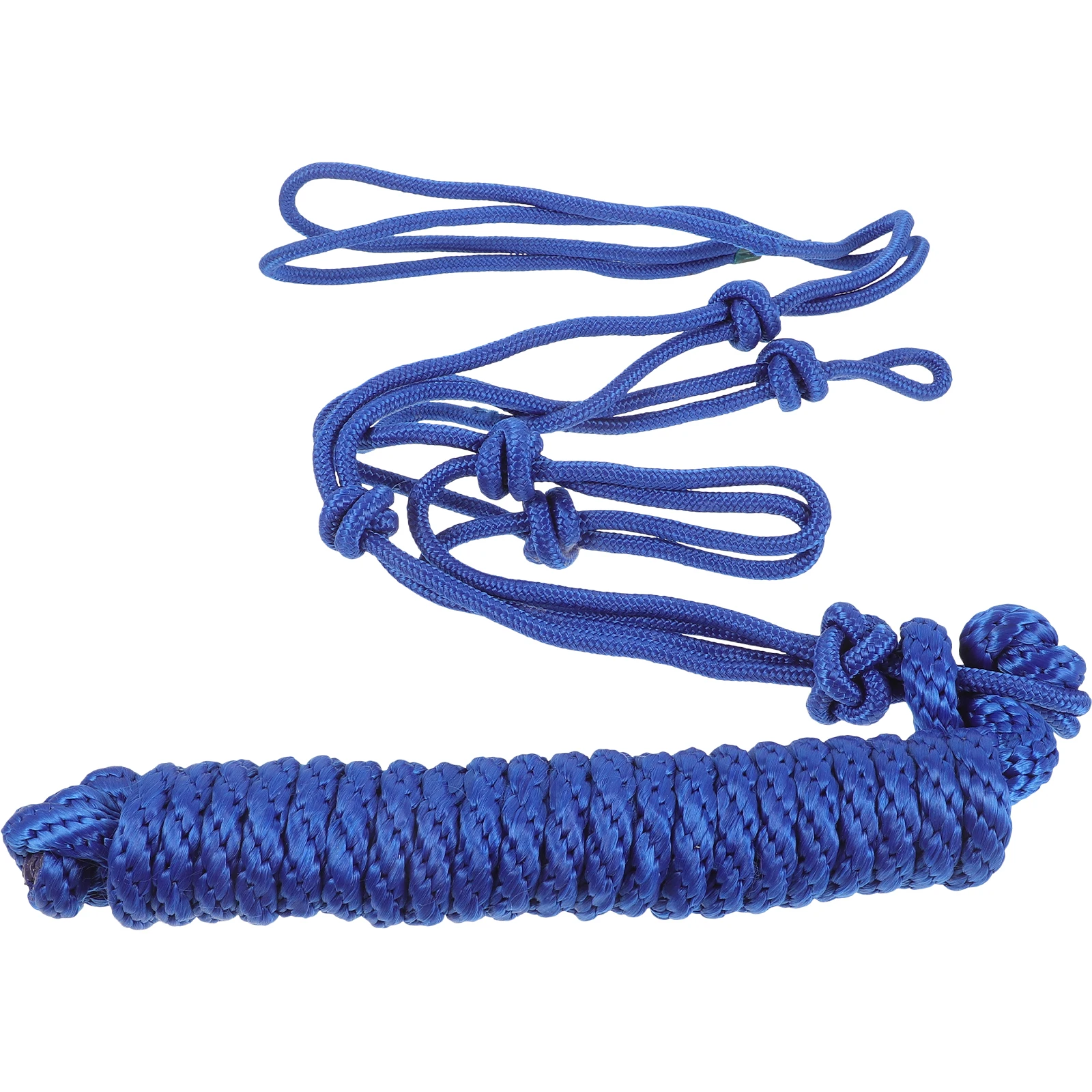 حبل مضفر على شكل رسن حصان، عقدة قاسية، مقاوم مريح للتدريب في الهواء الطلق، طوق الثدي الغربي