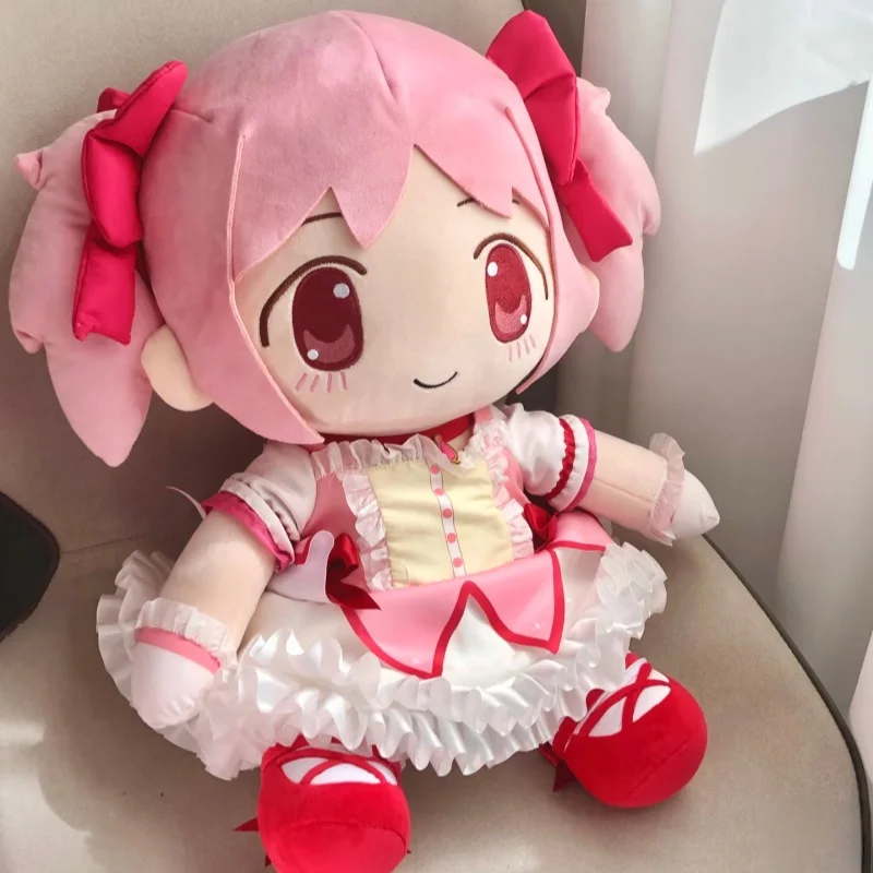 En stock, peluche grande de Aniplex Madoka Magica Kaname Homura Akemi, juguete de anime, muñeco de peluche, regalos para niñas o niños