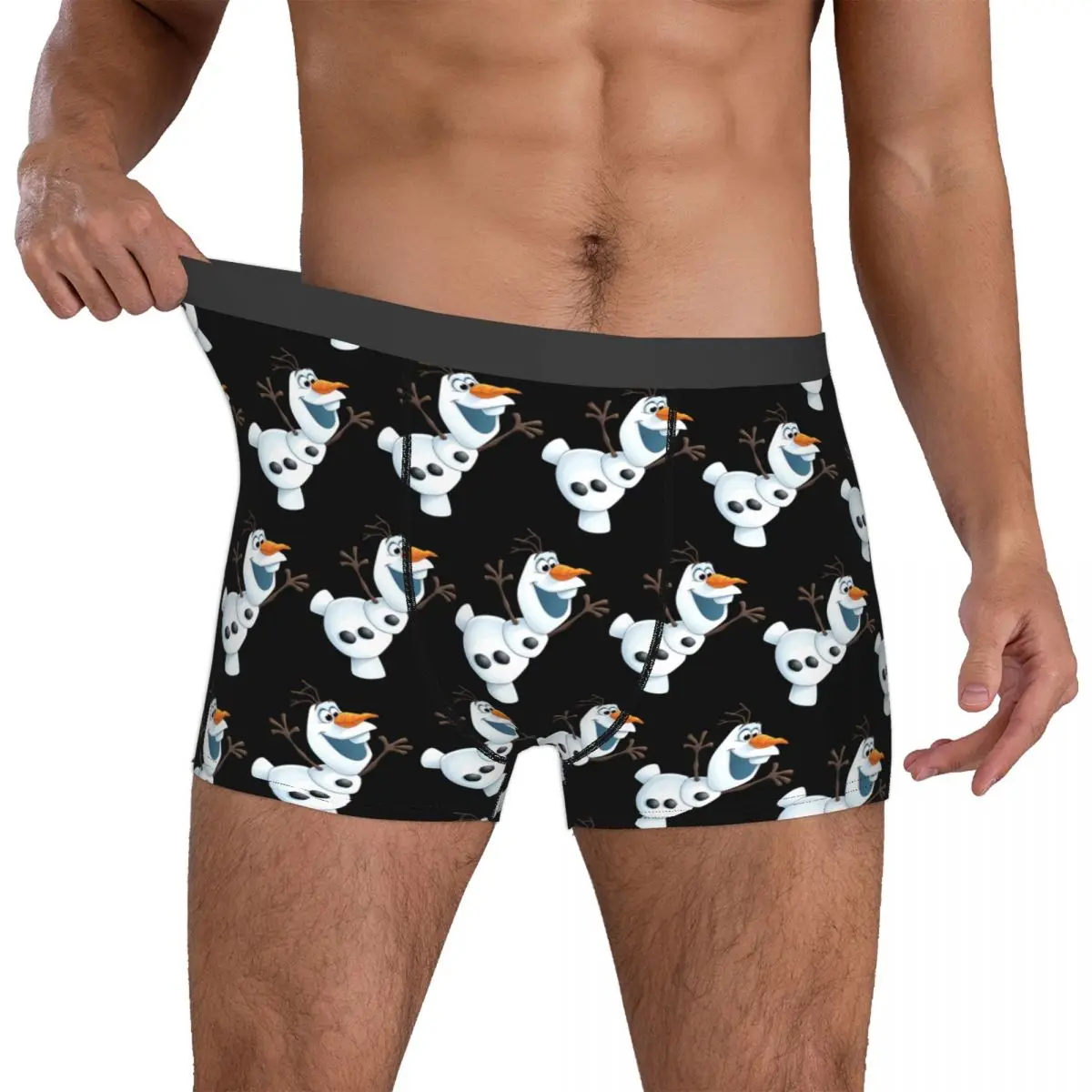 

Custom Male Cool F-Frozenes Underwear Olaf Boxer Briefs Stretch Shorts Panties Underpants