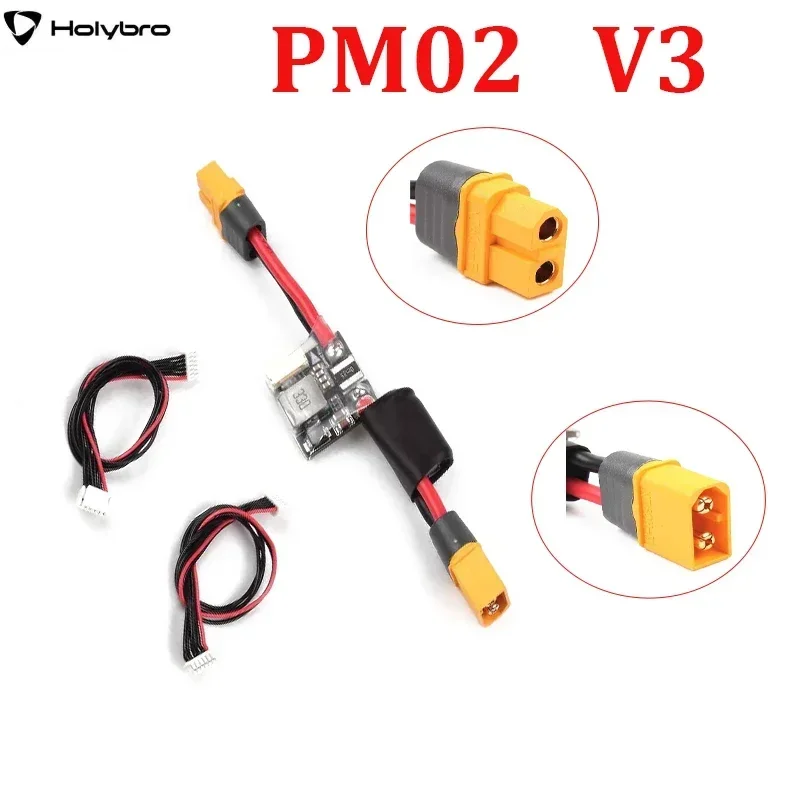 

HolyBro PM02 V3 Power Module Upgrated Original Supply XT60 Plug Fr APM PIX32 Pixhawk 4 Mini Flight Controller FPV RC Drone