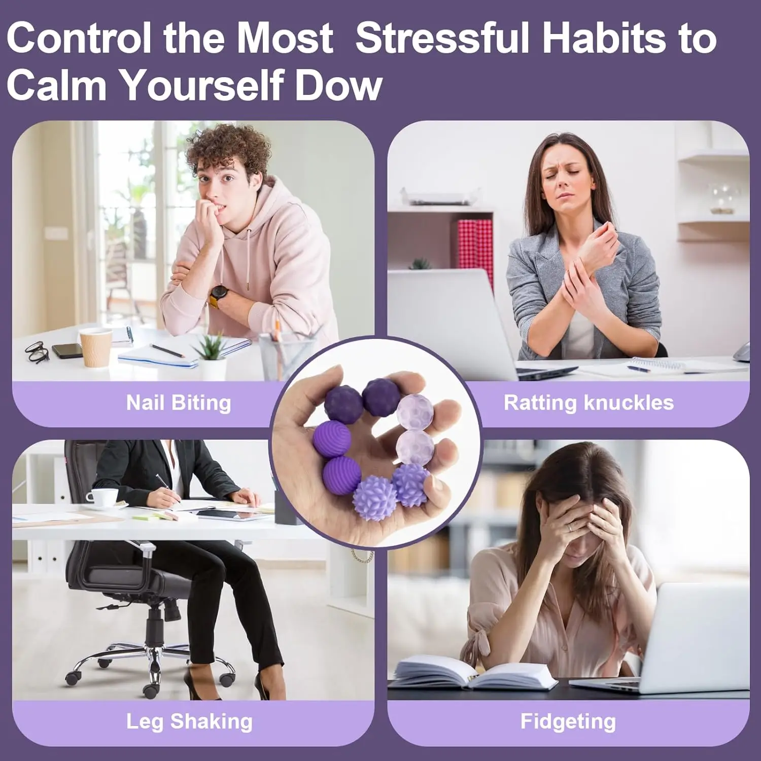 Sfere magnetiche in silicone Giocattolo agitatore Rullo manuale Sfere magnetiche sensoriali Ansia antistress per adulti Adolescenti con set regalo giocattolo per autismo