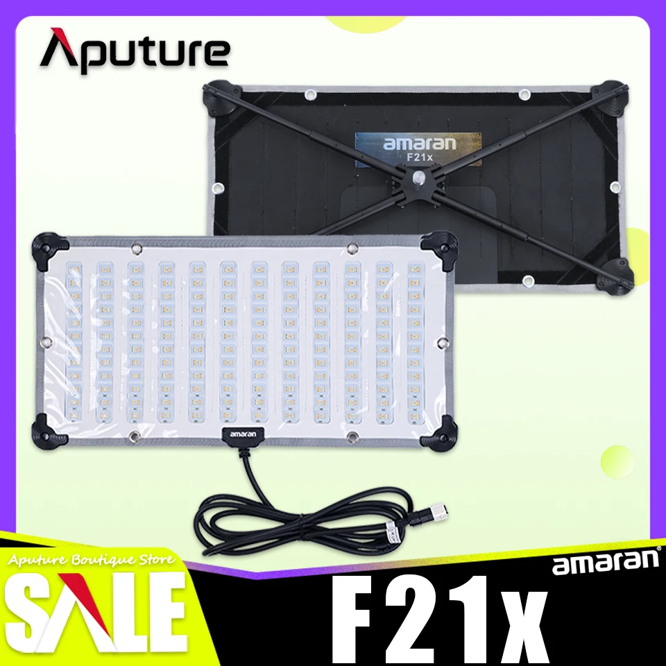 Aputure Amaran F21x Bi-color LED Flexible for Studio Photography Lamp CRI 95+ TLCI 98+ with 9 Lighting FX