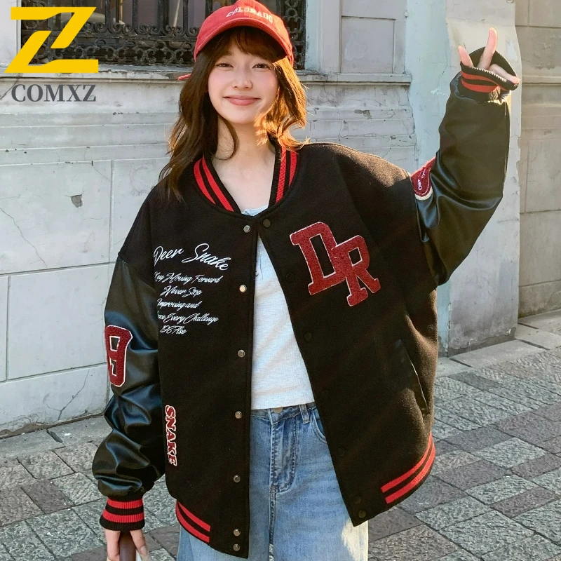 

COMXZ мужская легкая ветровка пальто классическая осенняя модная уличная дорожная велосипедная куртка для бега высокая модная бейсбольная форма