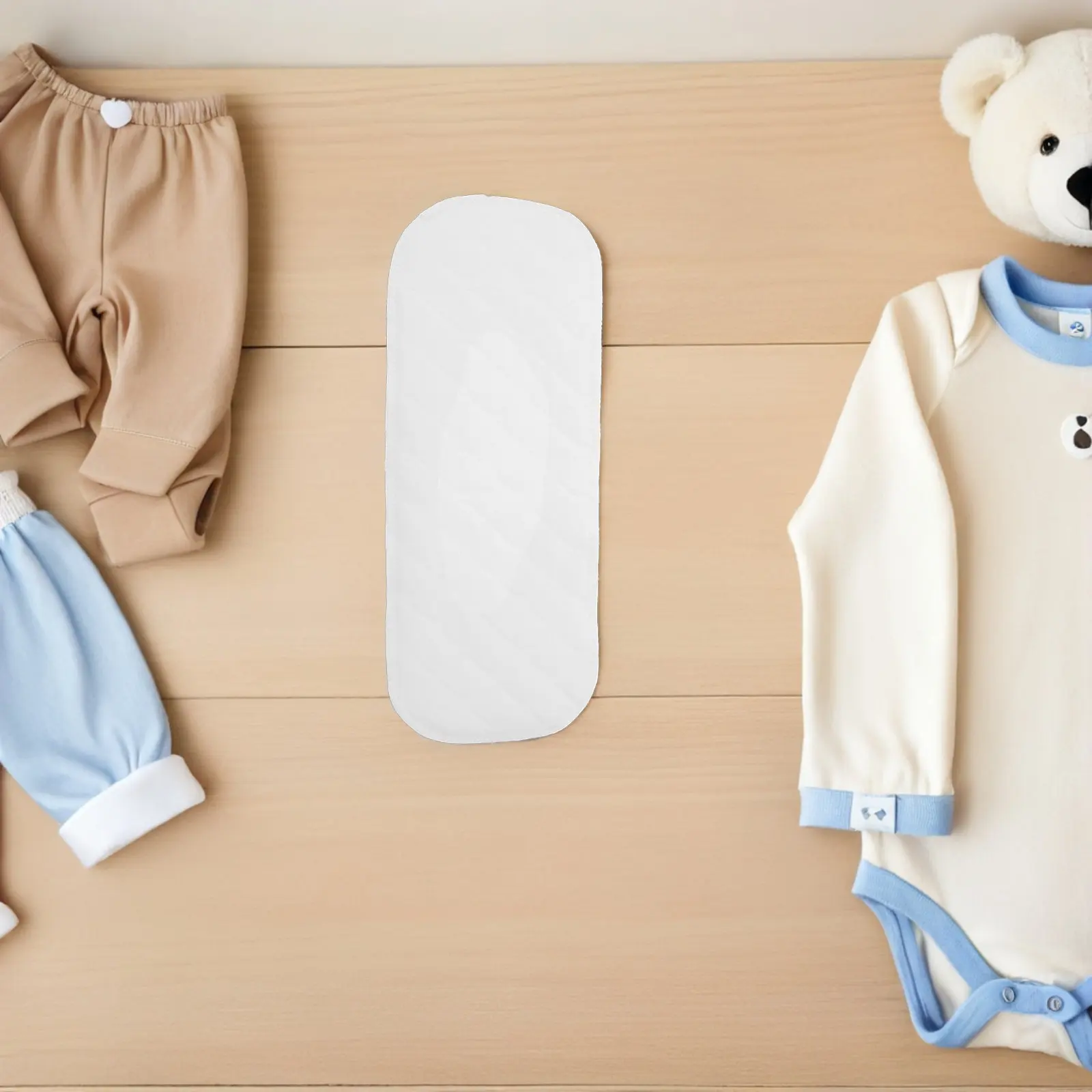 10枚入り、繰り返し使えるベビー用おむつパッド。超吸収性で洗濯可能な布製パッド。ポケット型おむつに最適。柔らかく通気性に優れ、夜間使用にも適しています。