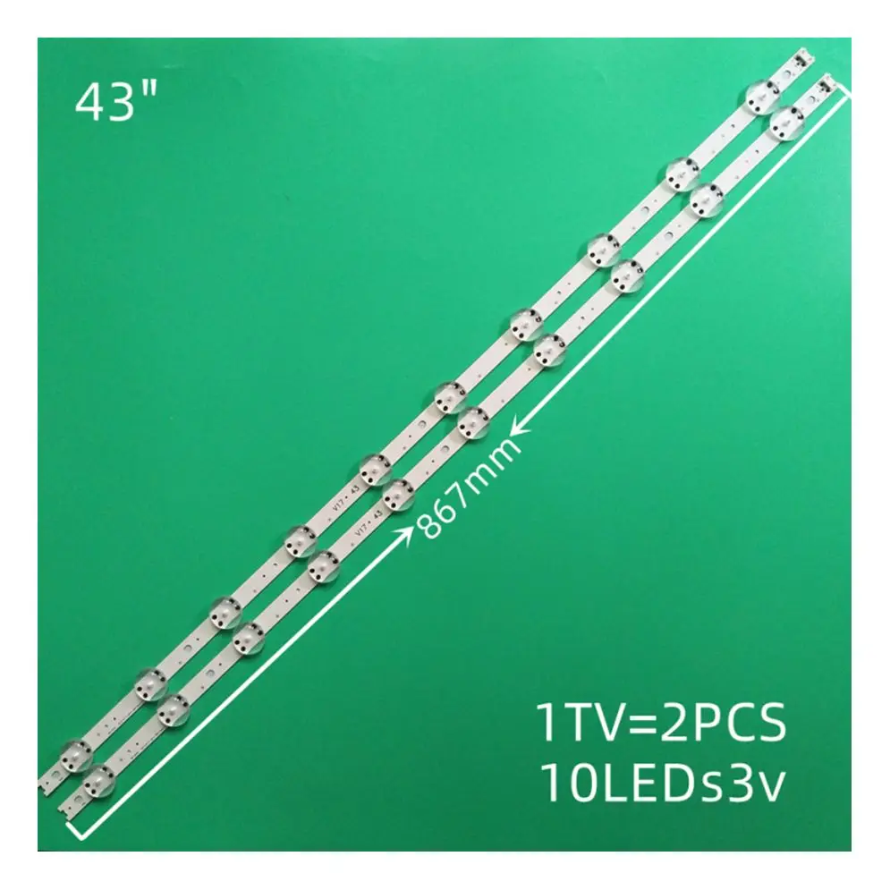 

LED strip for TV 43LV340C, 43LV340H, CB -TB -TD -UB -ZB -GB -µA, LC430DGG-FKM3