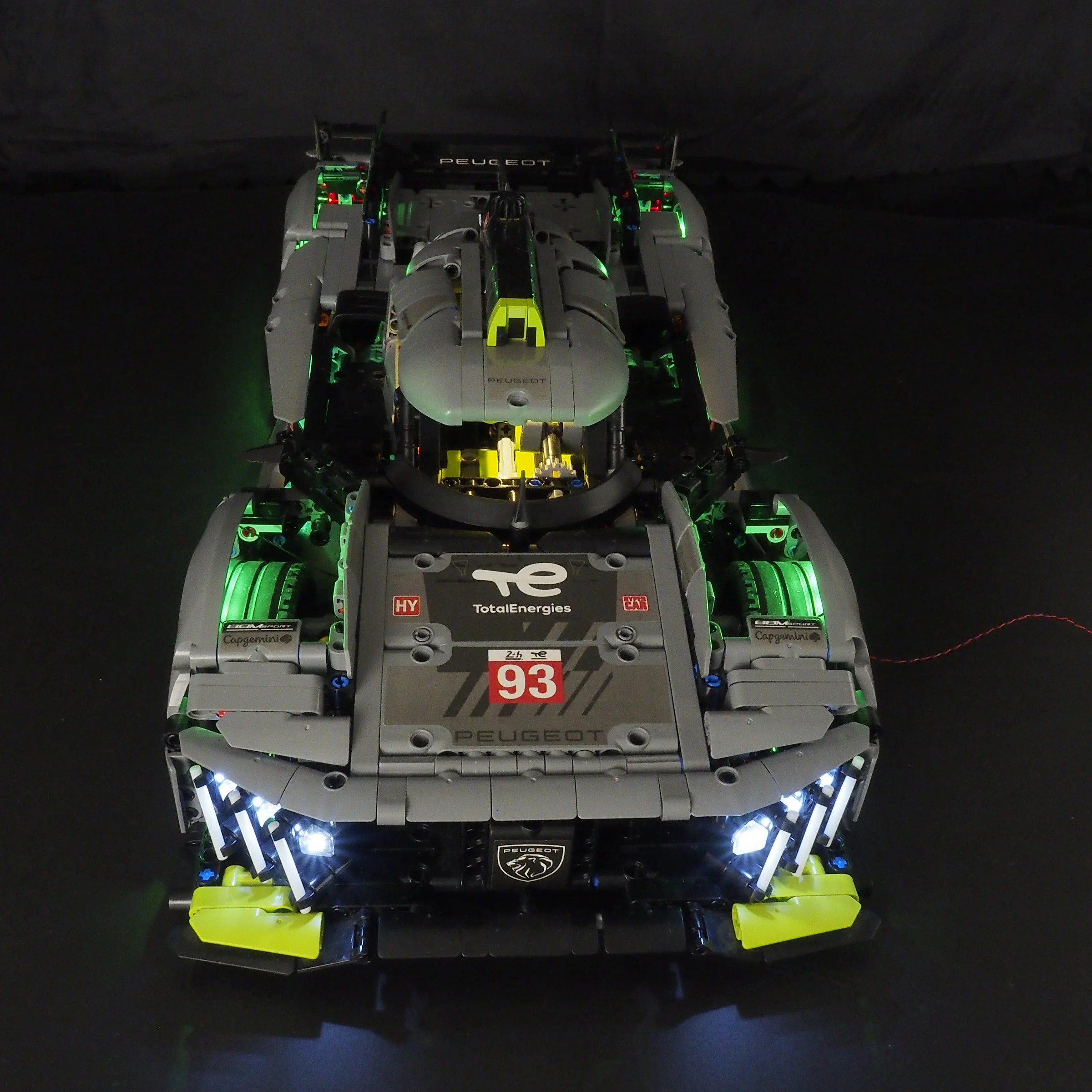 MAXCXT LEDライトセット テクニック レゴ 42156 プジョー 9X8 24時間 ル・マン カー DIY装飾ランプ レゴビルディングブロックは含まれません